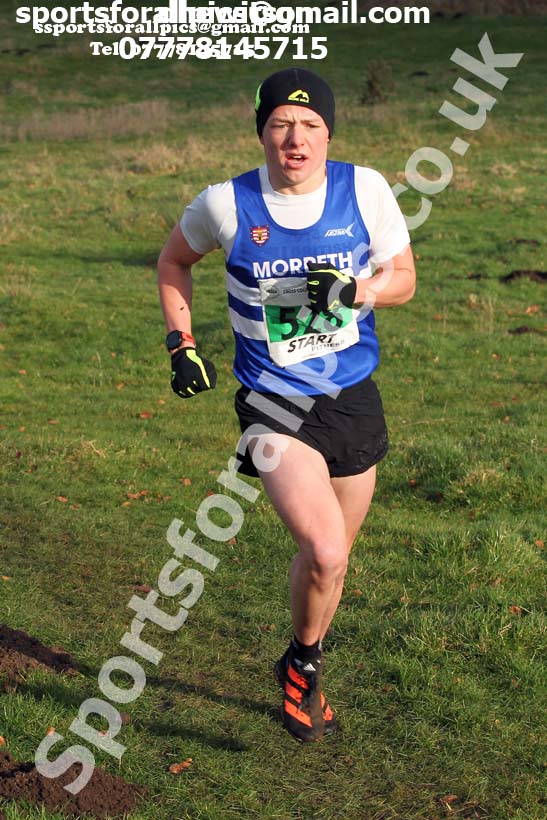 Mens under-20s cross country, 2019 North Eastern Cross Country Champs., Alnwick, Northumberland.  Photo: David T. Hewitson/Sports for All Pics